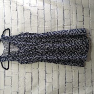 Old Navy Tank Style Mini Blue and White Floral Dress Women's Size Small NWT